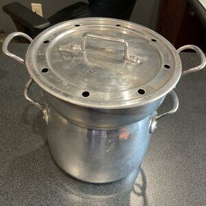VINTAGE TOURNUS FRANCE COUSCOUSERIE POT ALUMINUM